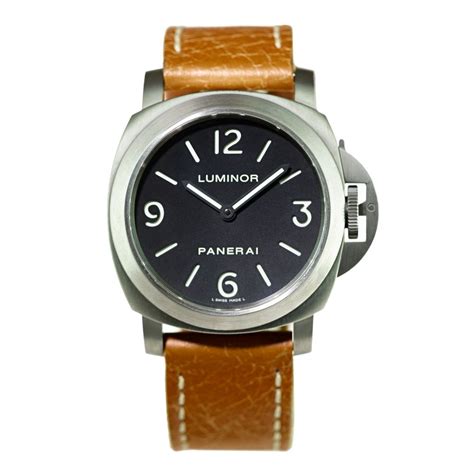 panerai luminor base titanio